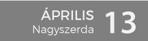 2022. április 13., Nagyszerda