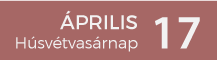 2022. április 17., Húsvétvasárnap